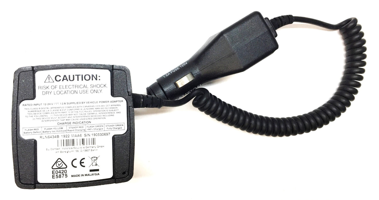 Motorola Car Travel Charger for Motorola Radio RLN6434B USED