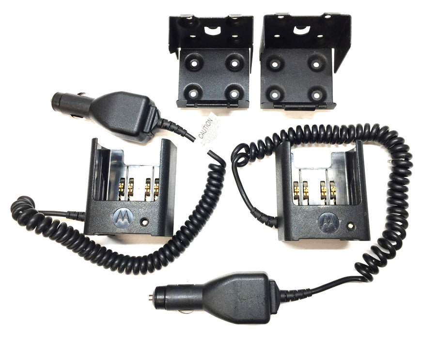 Motorola Travel Radio Battery Charger with Bracket RLN4884B [Lot of 2] USED