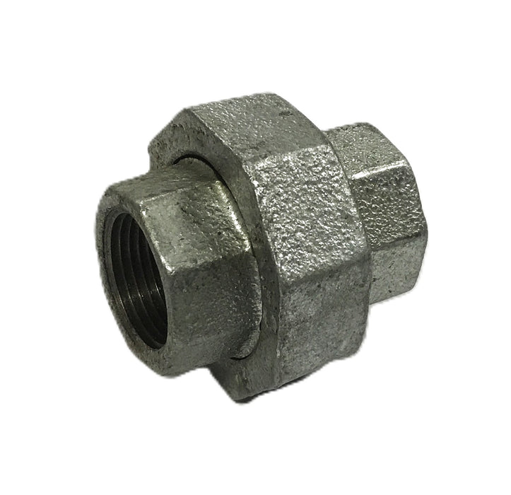 Unbranded 1 inch Malleable Iron Pipe Union [Lot of 3] NOS