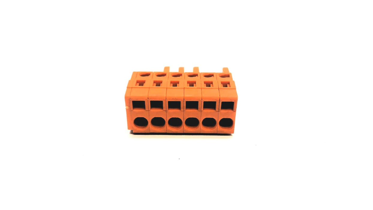 WAGO 6 Position 250V 2.5²mm Terminal Block Plug [Lot of 8] USED