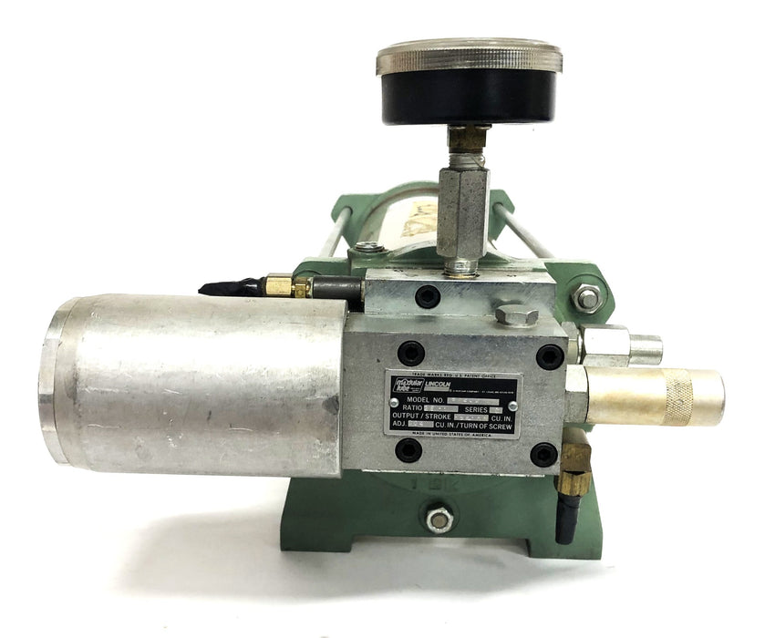 Lincoln Pneumatic Grease Pump With Micro Switch 87400 (87200, BZE6-2RQ) USED