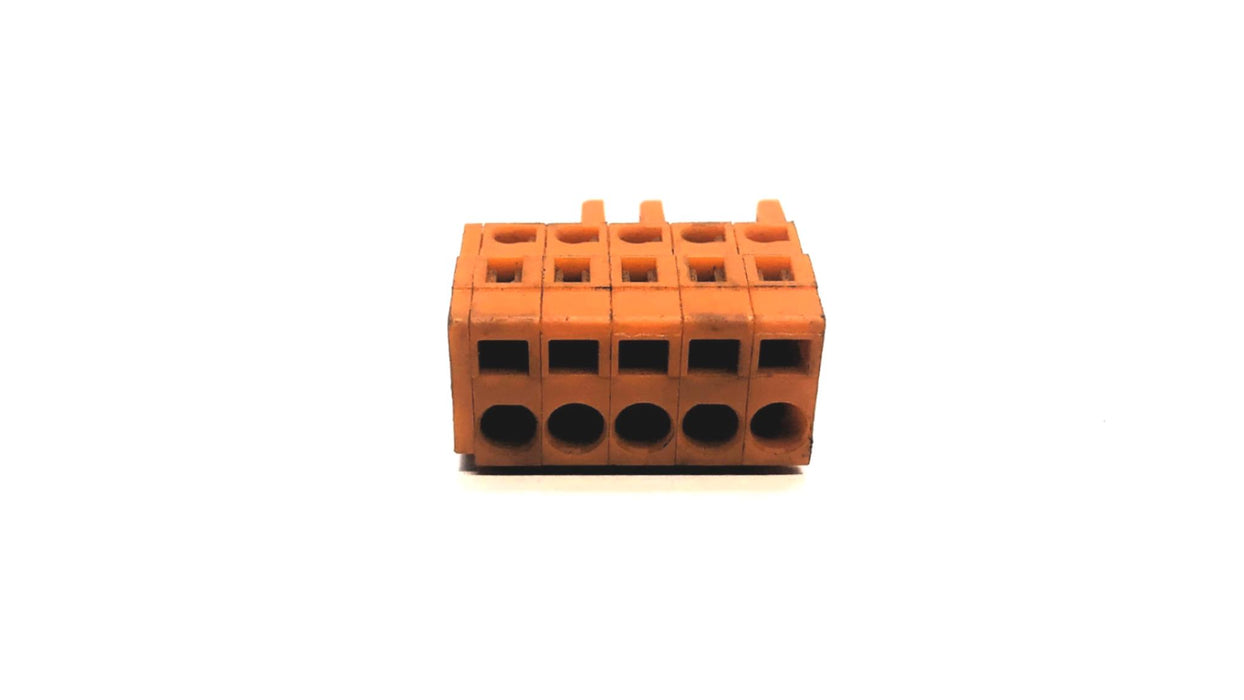 WAGO 5 Position 250V 2.5²mm Terminal Block Plug [Lot of 7] USED