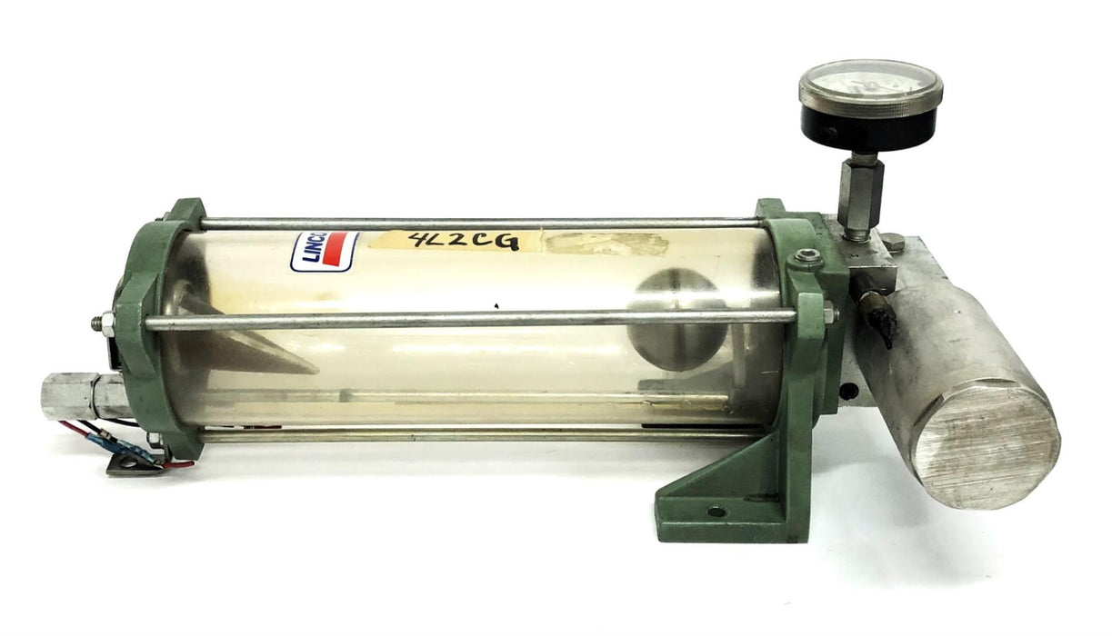 Lincoln Pneumatic Grease Pump With Micro Switch 87400 (87200, BZE6-2RQ) USED