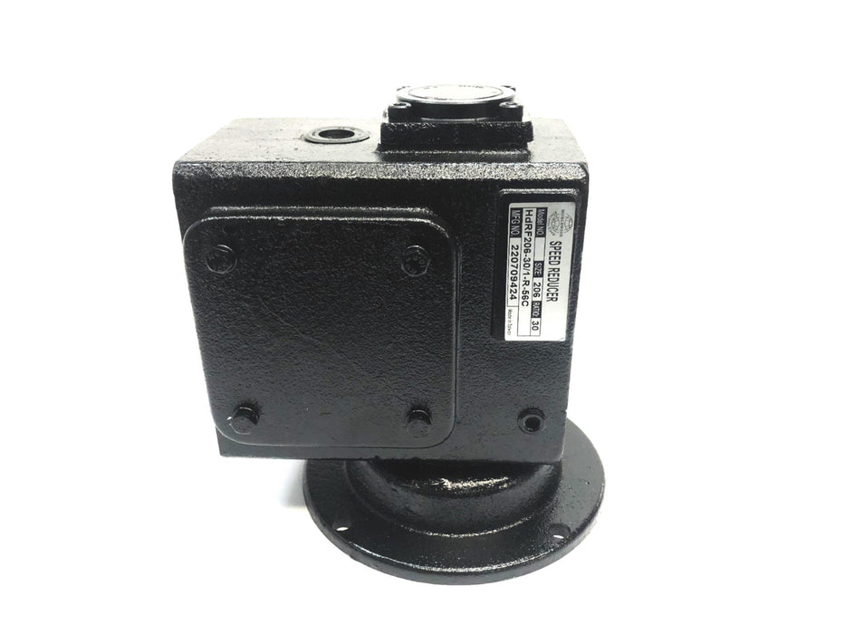 Worldwide 30:1 Ratio Right-Hand Worm Gear Speed Reducer HdRF206-30/1-R-56C+ NOS