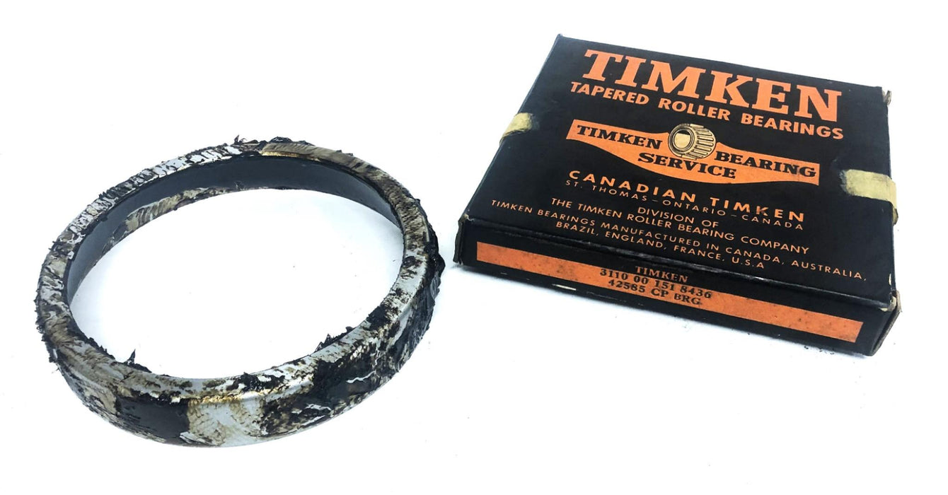 Timken Tapered Roller Bearing Cup 42585 NOS