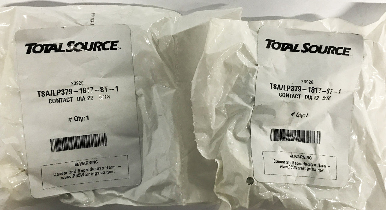 Total Source 7/8 inch Contact Kit Set LP379-1817-ST-1 [Lot of 2] NOS
