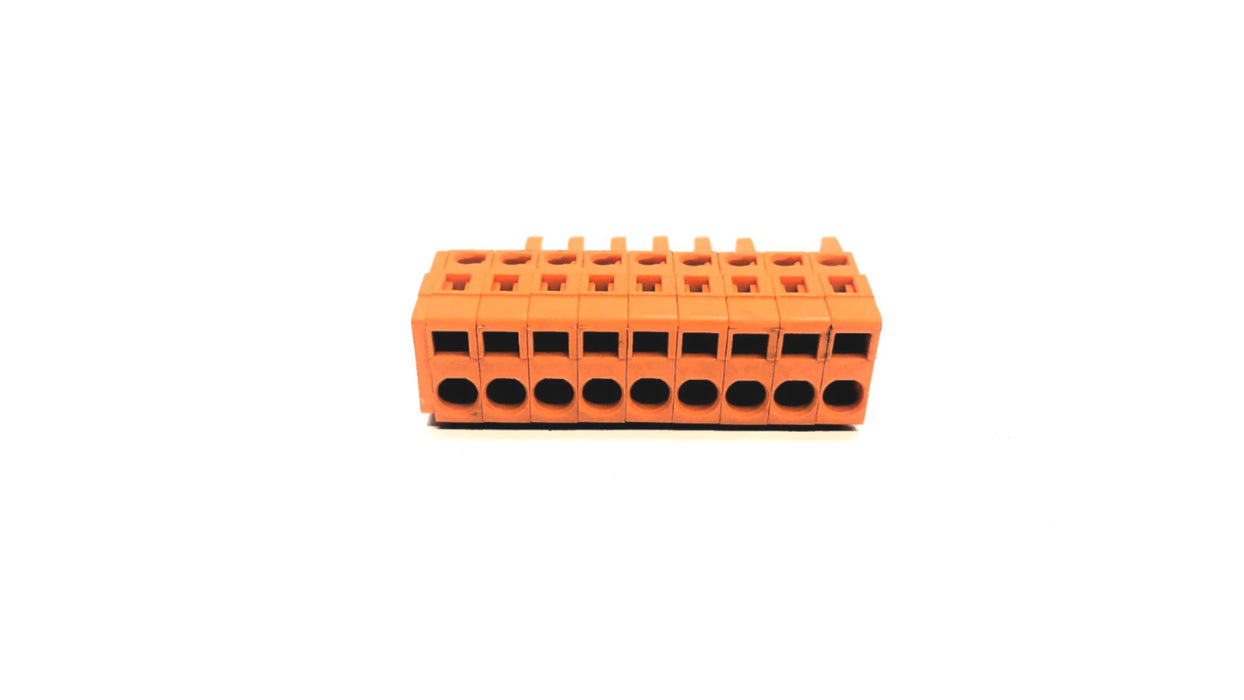 WAGO 9 Position 250V 2.5²mm Terminal Block Plug [Lot of 4] USED