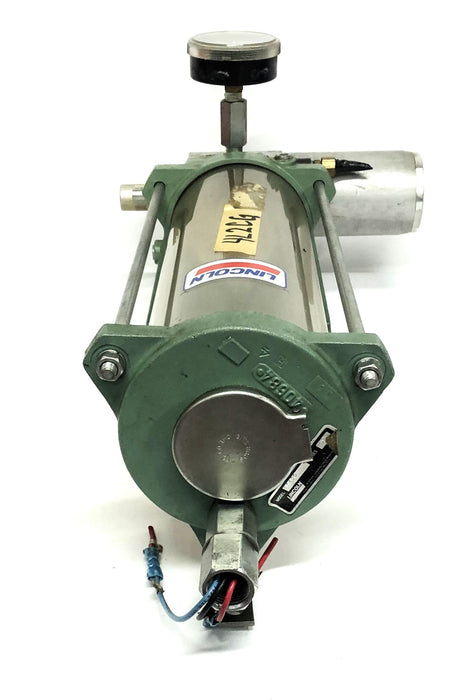 Lincoln Pneumatic Grease Pump With Micro Switch 87400 (87200, BZE6-2RQ) USED