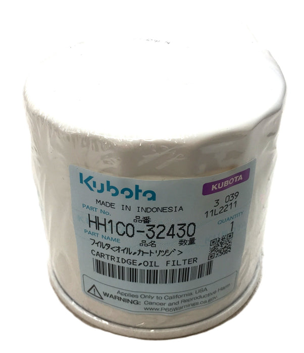 Kubota Oil Filter Cartridge HH1C0-32430 [Lot of 2] NOS