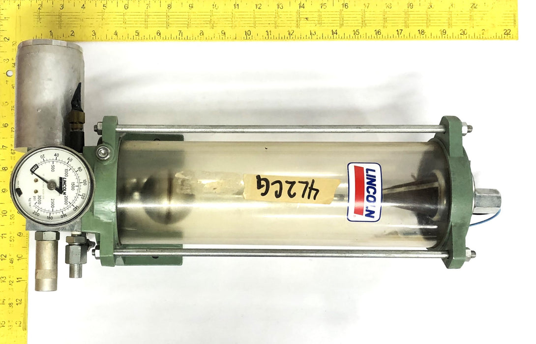 Lincoln Pneumatic Grease Pump With Micro Switch 87400 (87200, BZE6-2RQ) USED