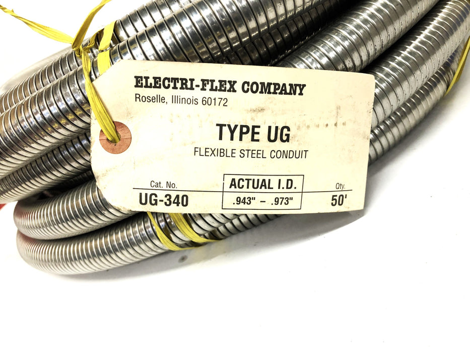 Liquitite 40 Foot 3/4 Flexible Metal UG 340 Conduit Coil 93101 NOS