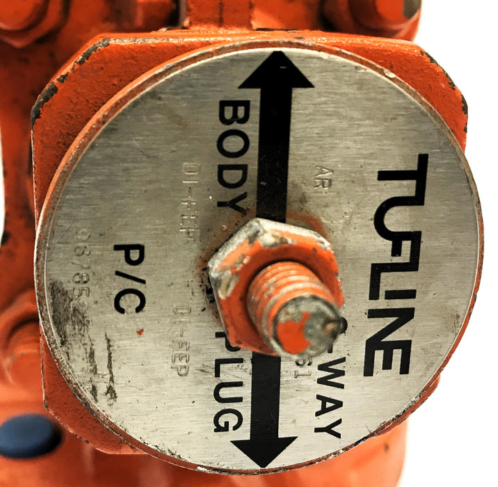 Tufline 1-1/2" 150PSI Ball Valve (No Rod) 967852 USED