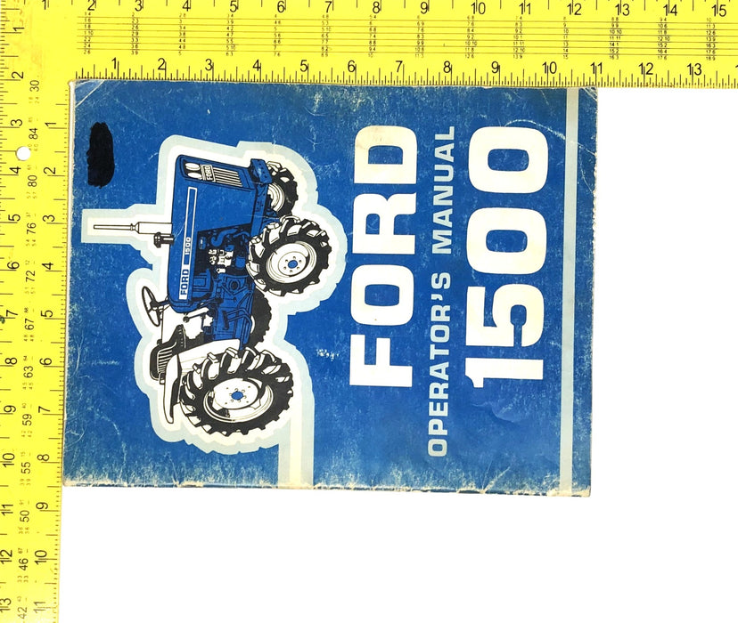 Ford 1500 Operator's Manual SE 3751 1796 USED