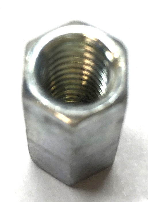 Unbranded .264" x .847"L x .428"OD SS Hex Threaded Coupling Nut [Lot of 98] NOS