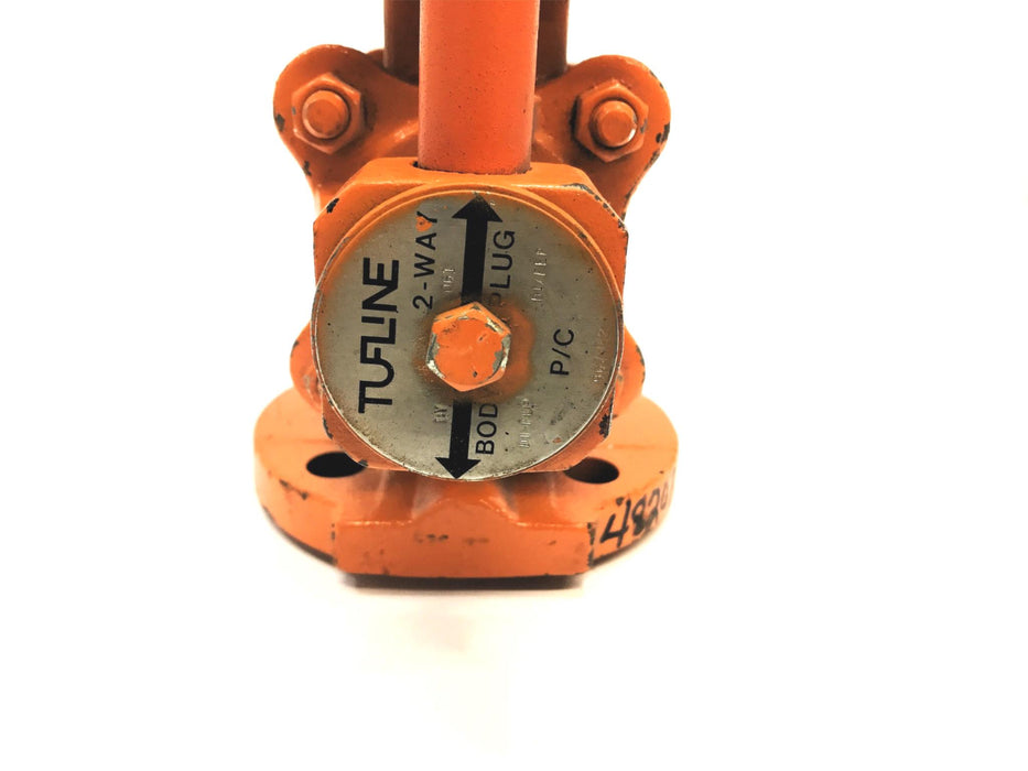 Tufline 1-1/2" 150PSI Ball Valve W/ Rod 967852 USED