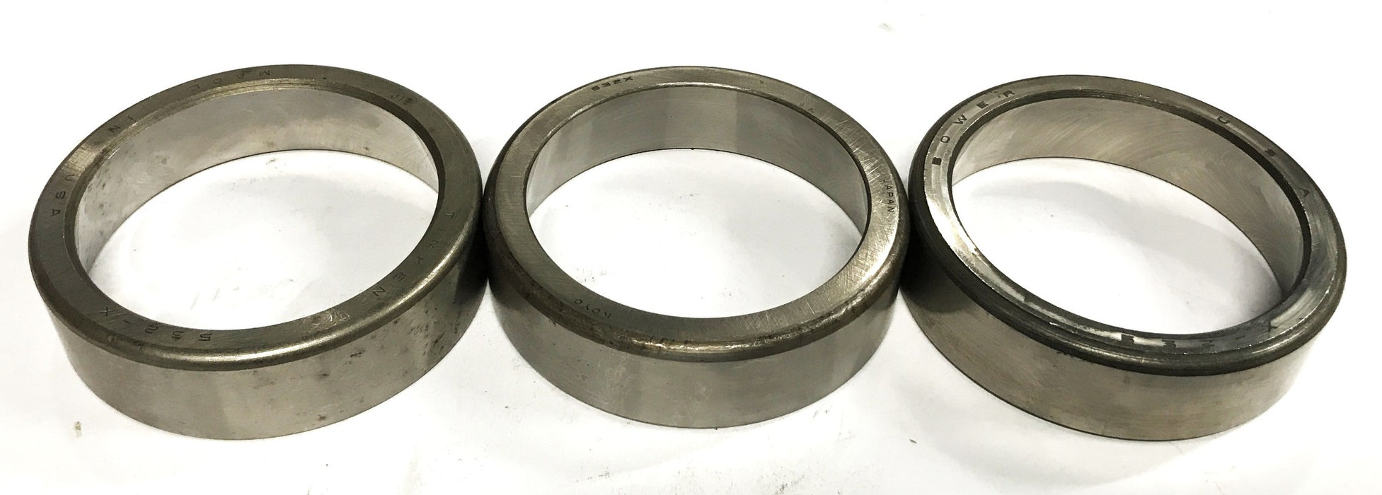 Mixed Brand (Timken/Koyo/Bower) Tapered Roller Bearing Cup 532-X [Lot of 3] NOS