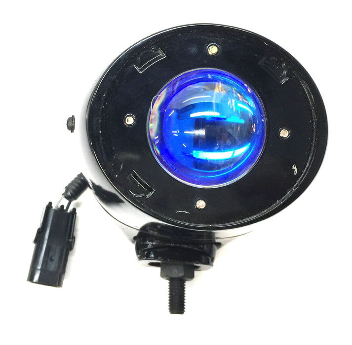 Unbranded Black Metal Fog Light with 2" Bubble Lens USED