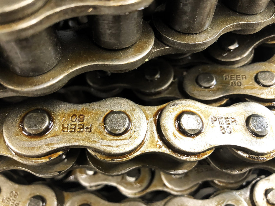 Peer Chain Approx 40 Ft. Roller Chain W/ 1" Pitch #80 (NOS)