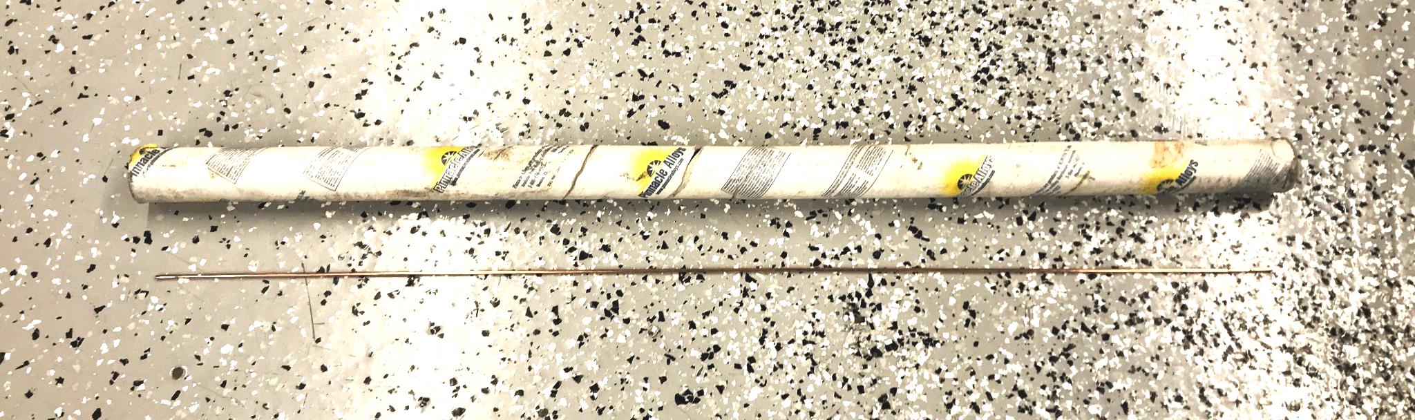 Pinnacle Tube of 10 Pound 1/8" x 36" Welding Filler Rod ER80S-B2 NOS