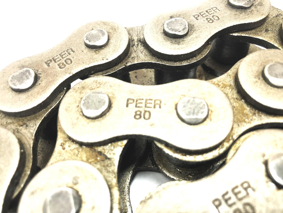 Peer Chain Approx 40" Roller Chain #80 NOS