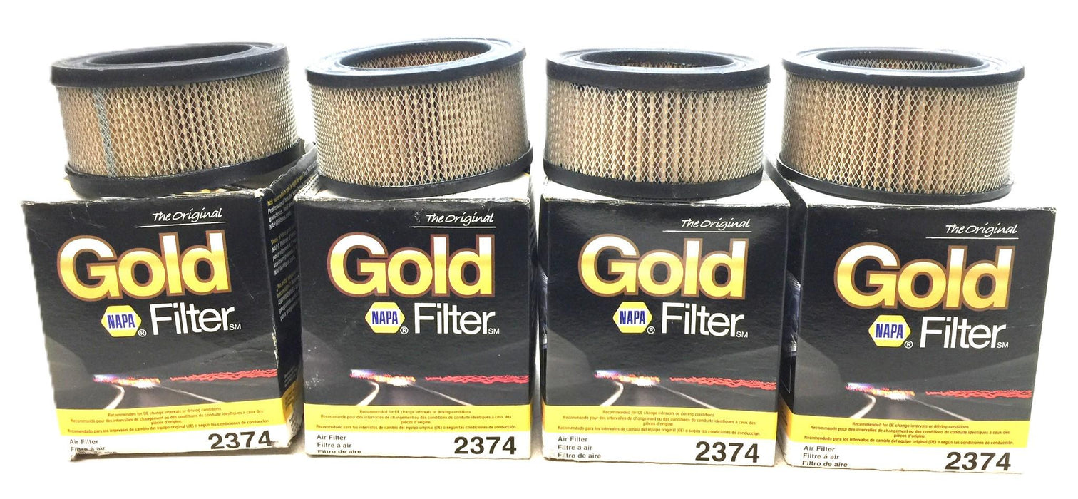 Napa Gold Air Filter 2374 [Lot of 4] NOS