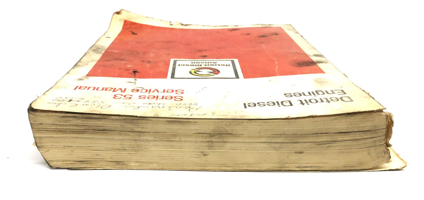 Detroit Diesel Engines Series 53 Service Manual 6SE201 USED