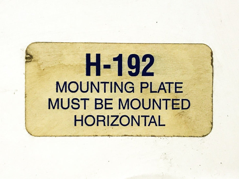 VMC Bindicator Steel Mounting Plate H-192 NOS