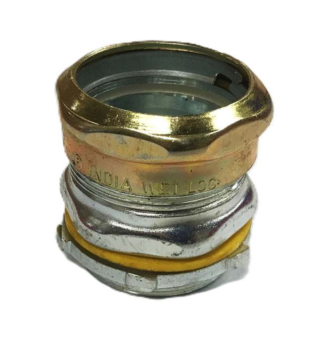 Thomas & Betts 1-1/2 inch EMT Conduit Steel Compression Fitting TC115A-RT NOS