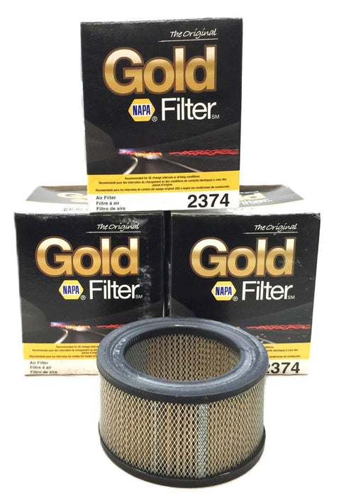 Napa Gold Air Filter 2374 [Lot of 3] NOS