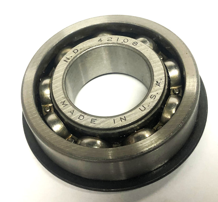 New Departure Ball Bearing With Snap Ring 42108 NOS