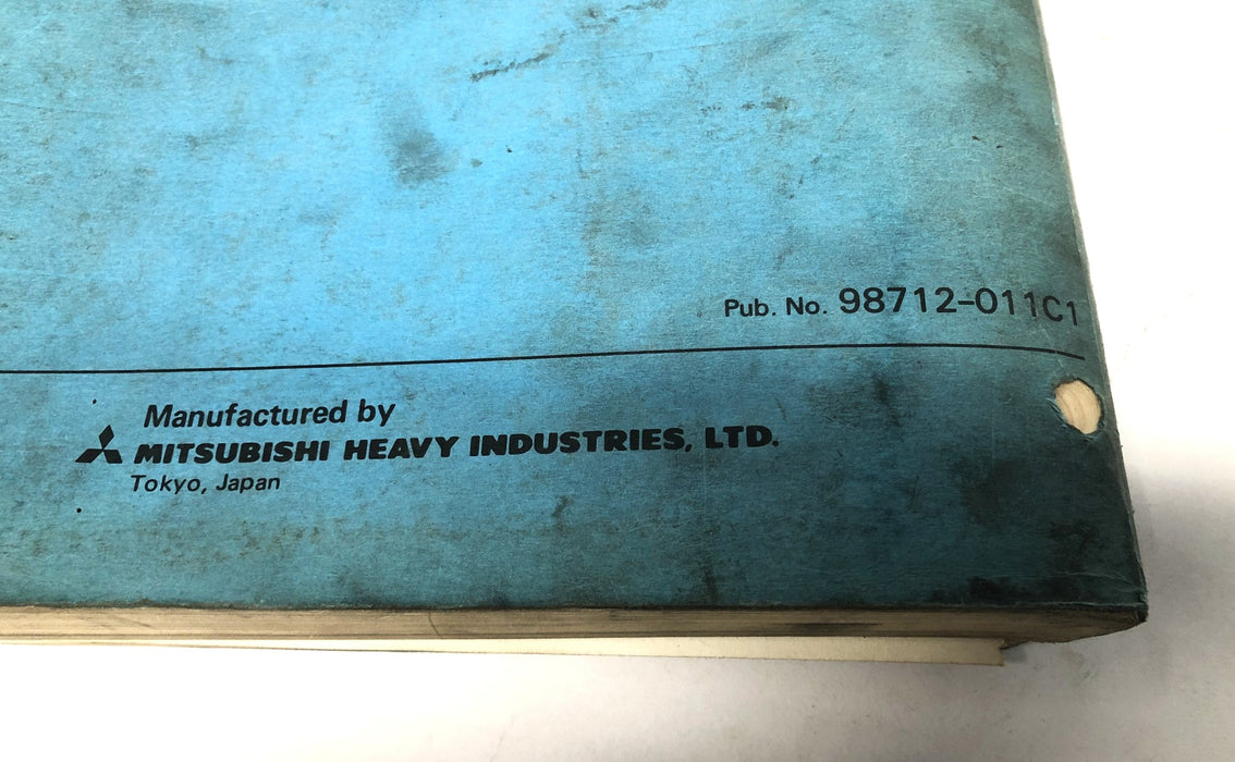 Mistubishi August 1985 MLift Parts List 98712-011C1 USED