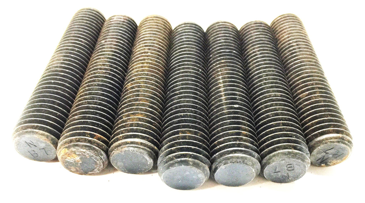 Unbranded 5/8"-10 x 3-1/2" Steel Threaded Stud NB7 [Lot of 7] NOS