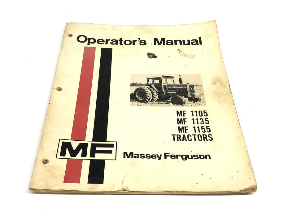 Massey Ferguson 1105, 1135, 1155 Tractor Operation's Manual 1448 244 M4 USED