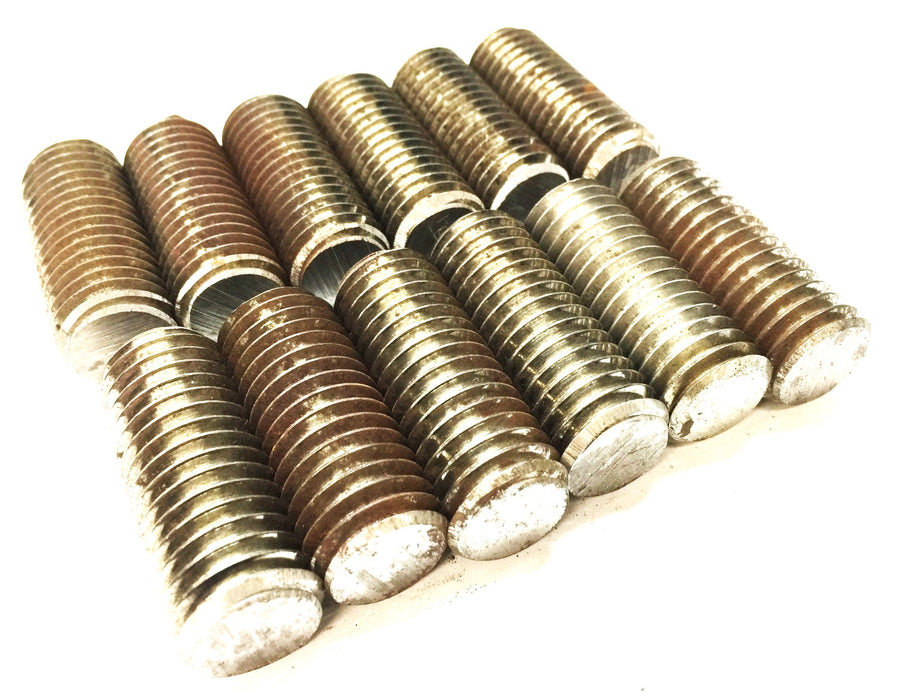 Unbranded 9/16" x 1-1/2" Steel Threaded Bolt [Lot of 12] NOS