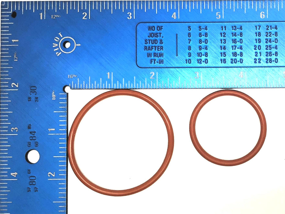 USA Sealing O-Ring 50/70 Shore A Silicone FDA Size 222/227 [Lot of 36] NOS