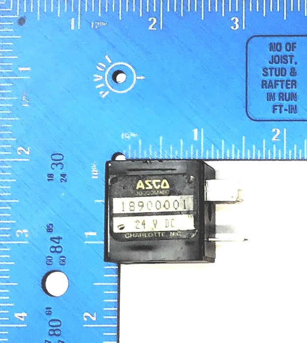 Asco Joucomatic 3 Prong 24VDC Solenoid Valve Plug 18900001 USED