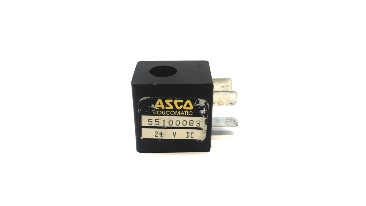 Asco Joucomatic 3 Prong 24VDC Solenoid Valve Plug 55100083 USED