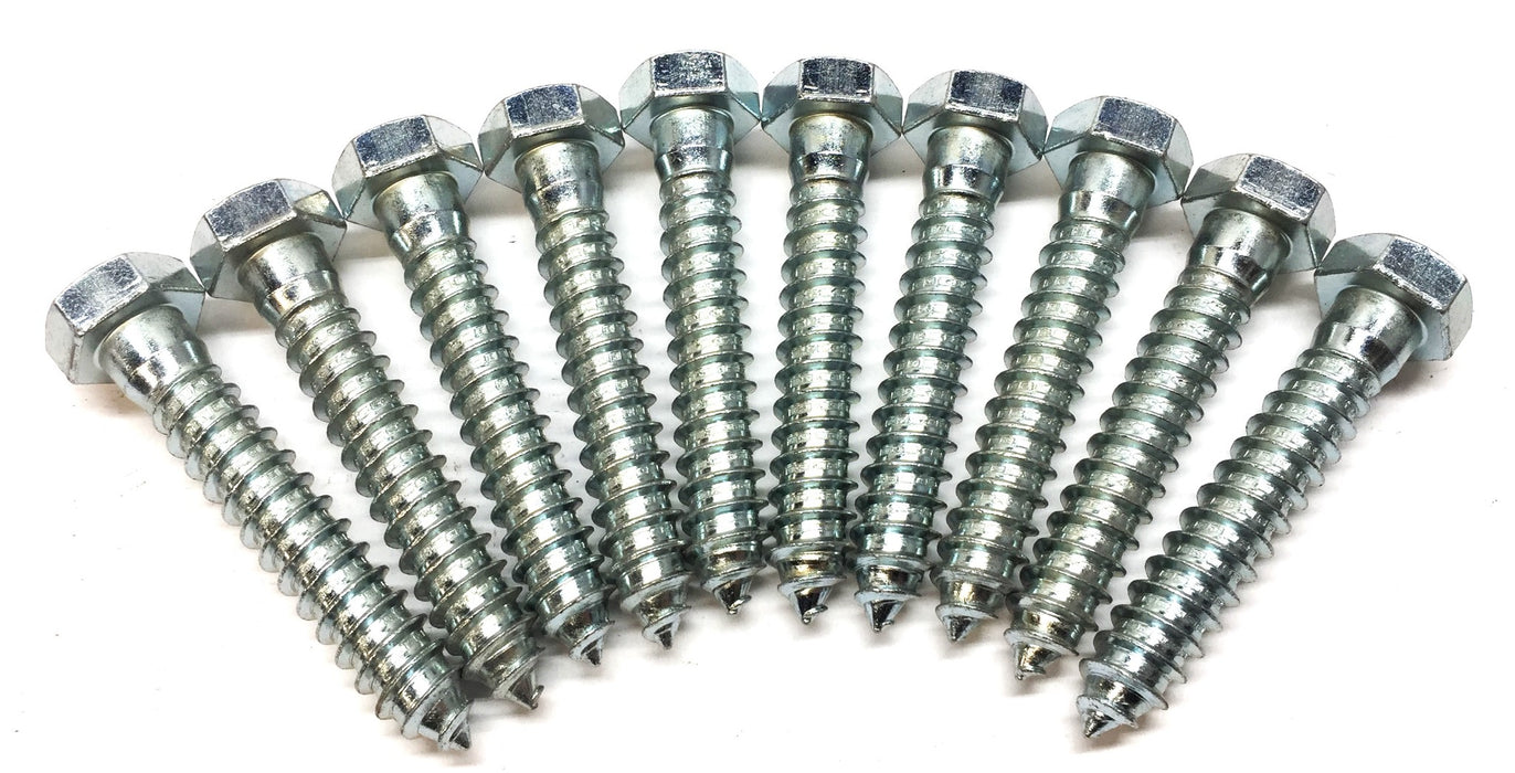 Unbranded 1/2" x 3" Stainless Steel Lag Bolt [Lot of 10] NOS