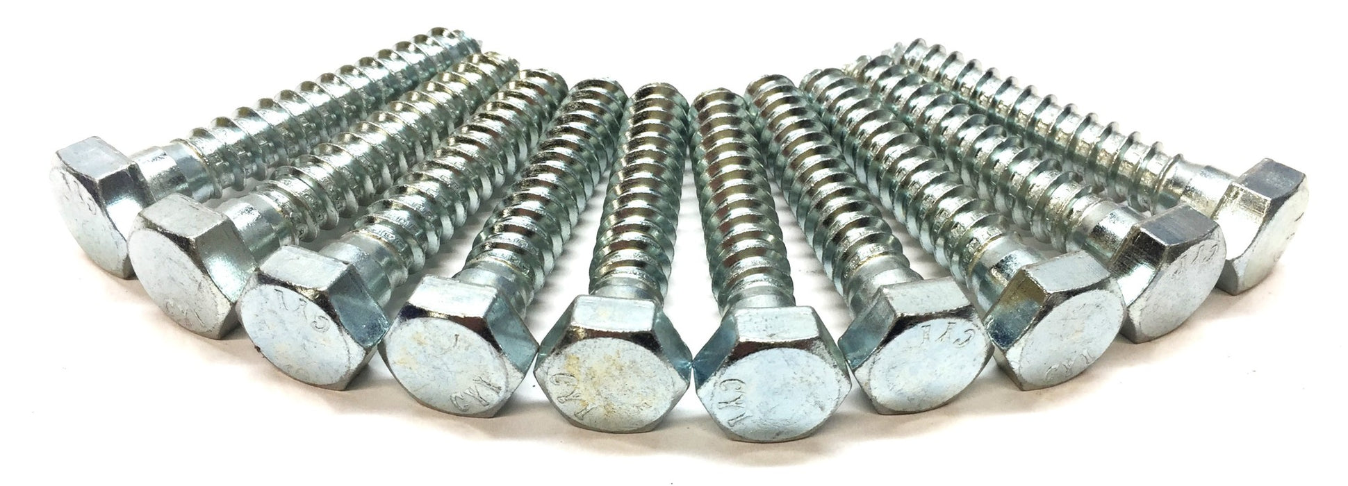 Unbranded 1/2" x 3" Stainless Steel Lag Bolt [Lot of 10] NOS