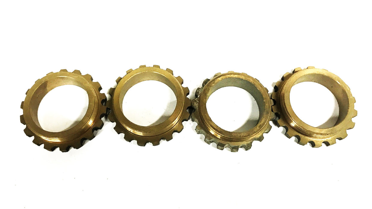 Unbranded 3 inch Brass Adaptor Ring [Lot of 4] NOS