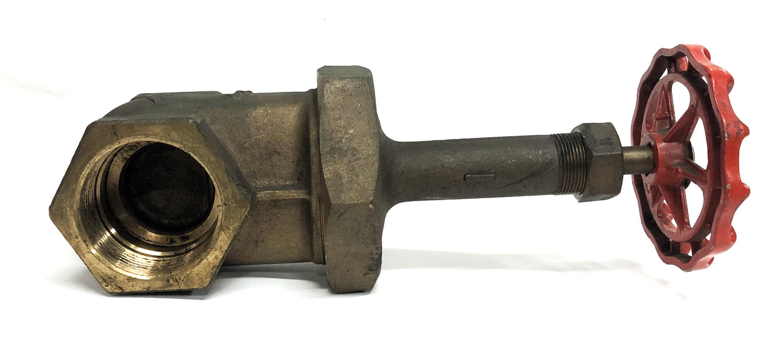 Milwaukee Valve Inc Brass 2-1/2 Inch 150SWP 300WOG Gate Valve 1151-1161 NOS