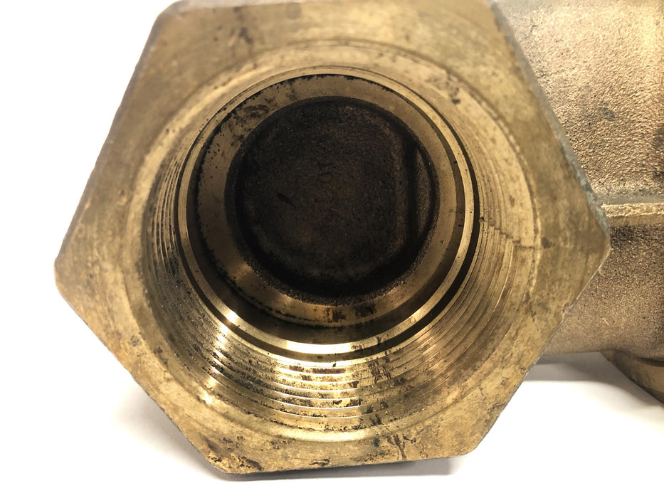 Milwaukee Valve Inc Brass 2-1/2 Inch 150SWP 300WOG Gate Valve 1151-1161 NOS