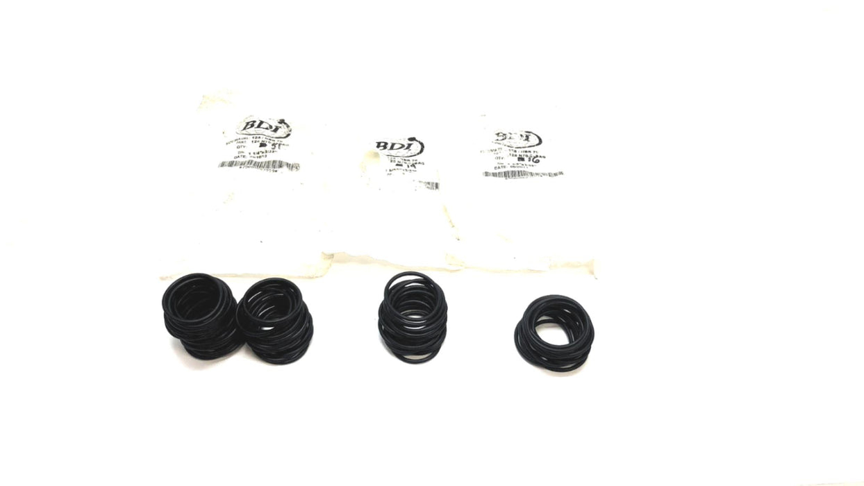 BDI O-Ring 124 NBR 70/125 NBR 70/126 NBR 70 [Lot of 86] NOS