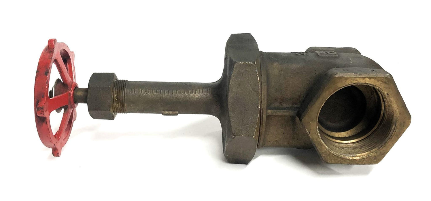 Milwaukee Valve Inc Brass 2-1/2 Inch 300WOG 150SWP Gate Valve 1151-1161 NOS