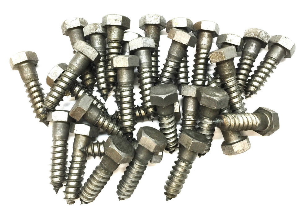 Unbranded 1/2" x 2" Hex Head Steel Lag Screw [Lot of 30] NOS