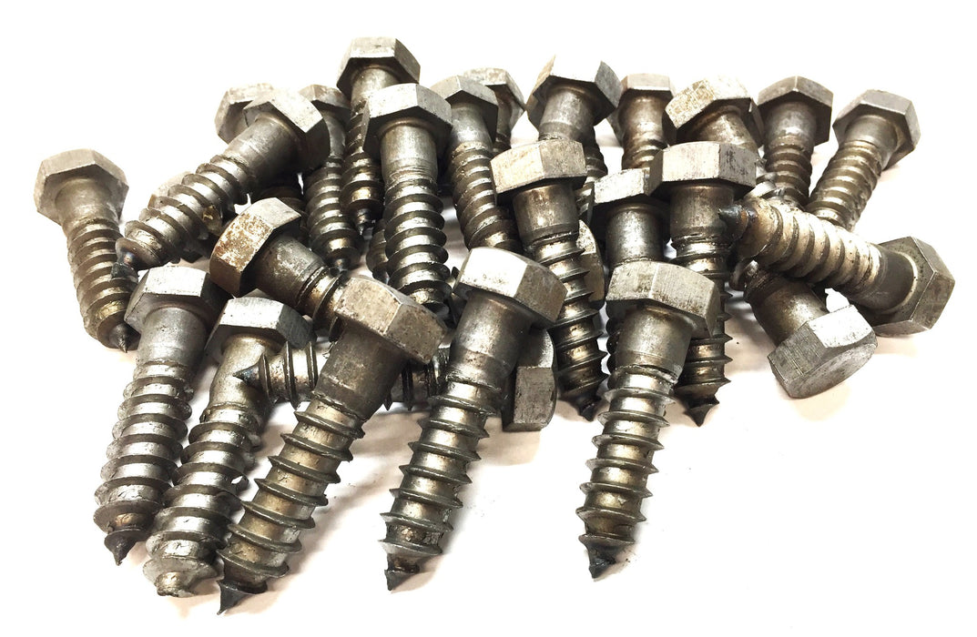Unbranded 1/2" x 2" Hex Head Steel Lag Screw [Lot of 30] NOS
