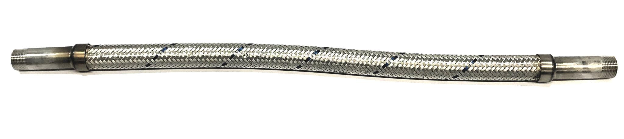 Unbranded 3/4" x 27-7/8" Stainless Steel Braided Hose NOS