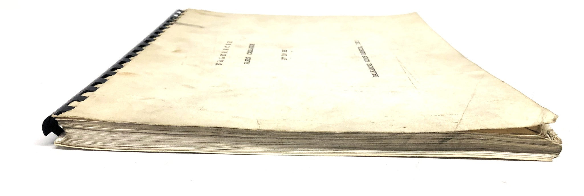 Balkancar Parts Catalogue GV 30 HS USED