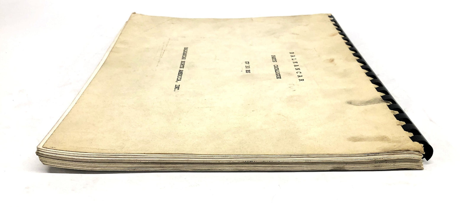 Balkancar Parts Catalogue GV 30 HS USED