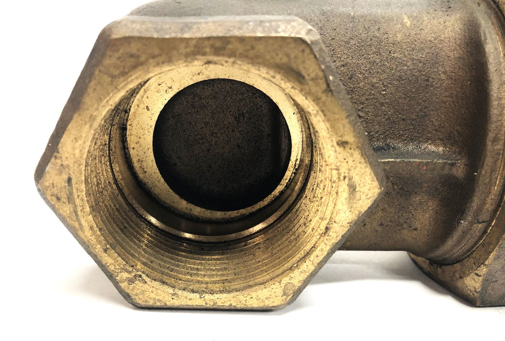 Milwaukee Valve Inc Brass 2-1/2 Inch 300WOG 150SWP Gate Valve 1151-1161 NOS